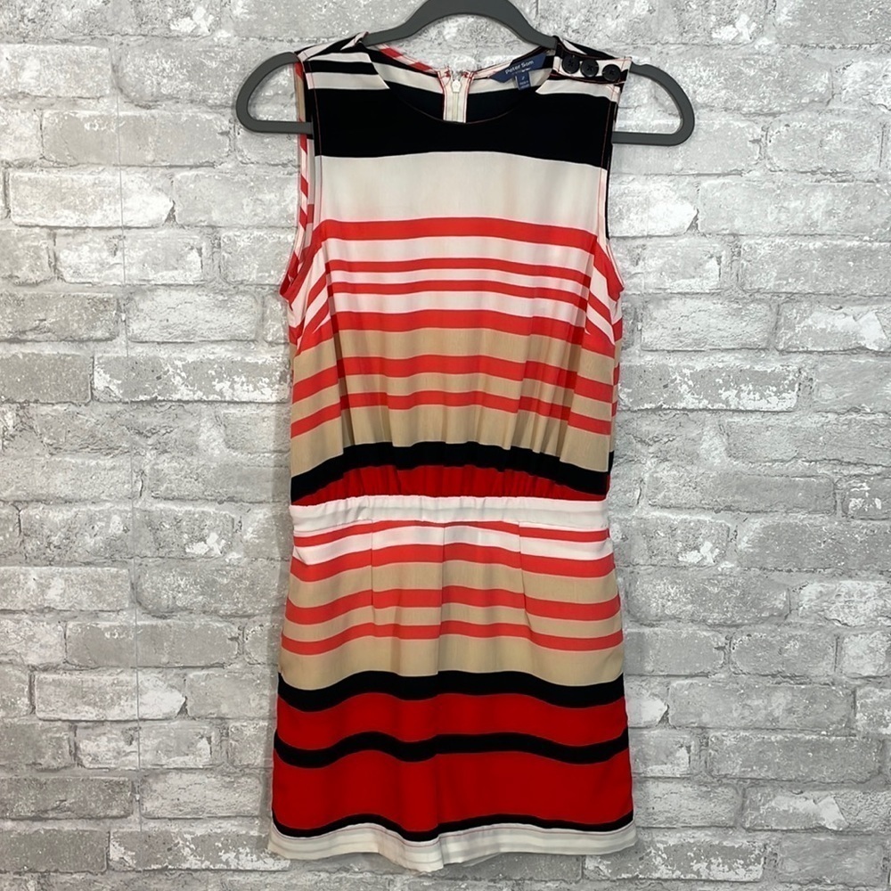 Peter Som Striped Romper